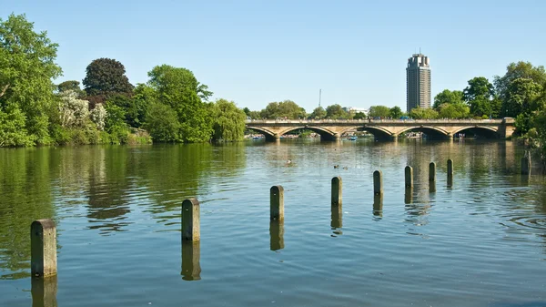 Serpentin lake in the Hyde Park