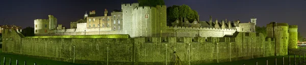 Panorama of Night Tower — Stock Photo, Image