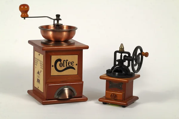 Coffee grinder and pepper — Stock Photo, Image