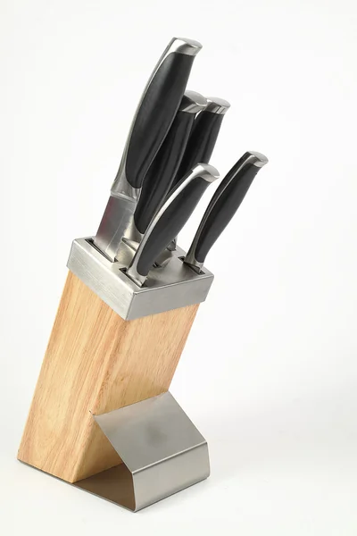 Set of kitchen knives — Stock Photo, Image