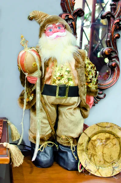 Santa claus figuur — Stockfoto