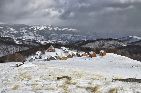 Vinter hus — Stockfoto