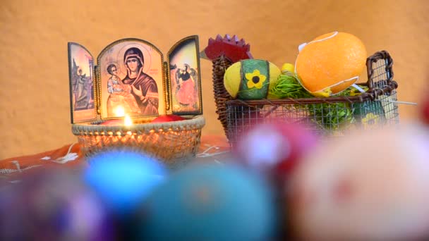 Fısıh Bayramı, Paskalya, Hıristiyan simgesi — Stok video