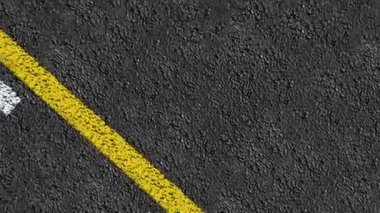 Otoban b yol çizgi - sorunsuz döngü,