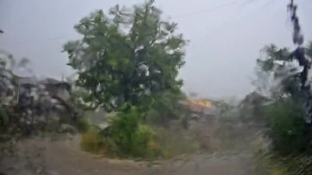 Ураганный шторм — стоковое видео