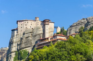 Manastırda Meteora dağ, Yunanistan
