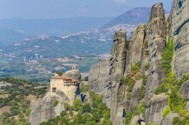 Manastırda Meteora dağ, Yunanistan
