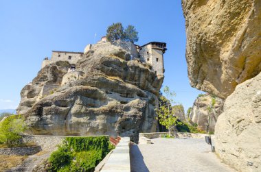 Manastırda meteora, Yunanistan.