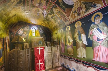 Eski Yunan meteora manastırda kilisede