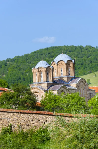 Kerk klooster complex in lesnovo Macedonië — Stockfoto