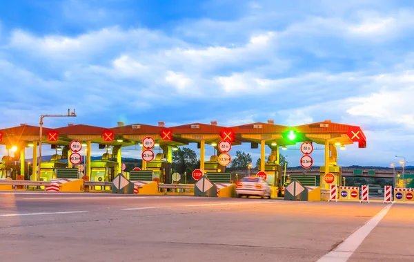 Toll booth istasyonu — Stok fotoğraf