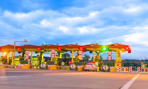 Toll booth istasyonu — Stok fotoğraf