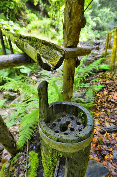 Medieval asian monastery saint water source — Stock Photo, Image