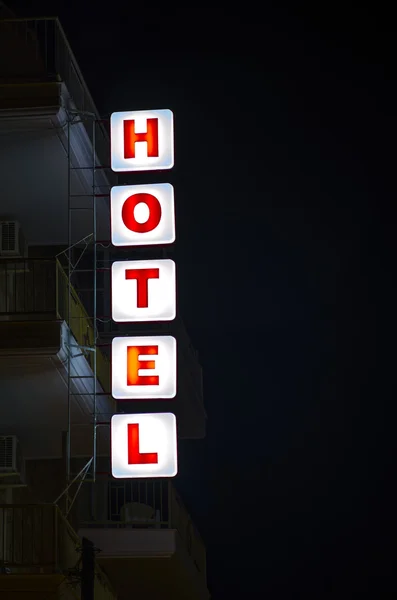 Cartello dell'hotel — Foto Stock