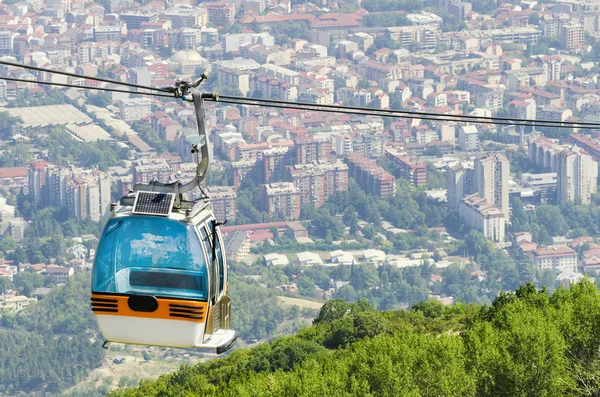 Teleferik vodno Dağı'nda — Stok fotoğraf