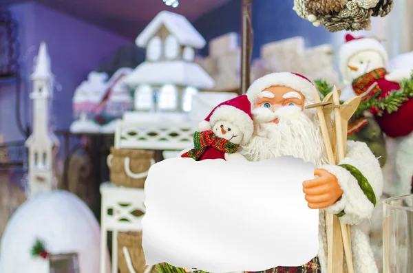 Santa claus zabawka — Zdjęcie stockowe