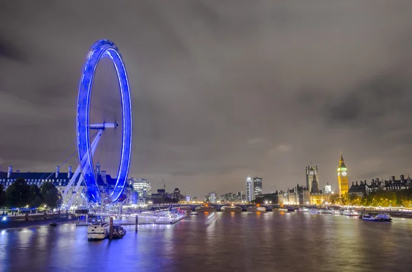 Londen 's nachts — Stockfoto