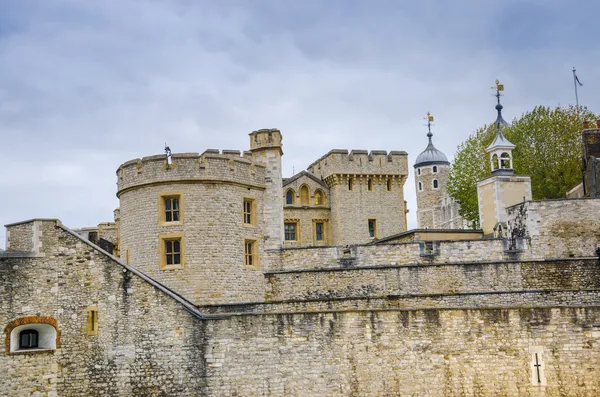 The Tower of London, medieval castle and prison — Stock Photo, Image