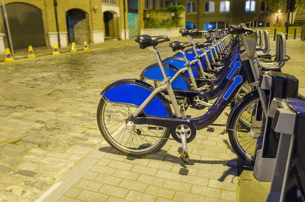 Noleggio biciclette a Londra City — Foto Stock