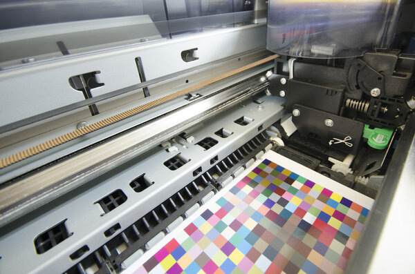 Large format ink jet printer