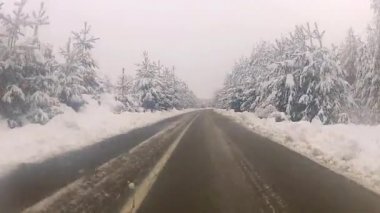 Karda Araba sürme