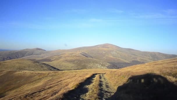 Driving in the macedonian outback — Stock Video