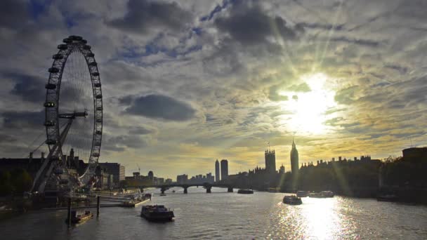 Лондонська Skyline — стокове відео