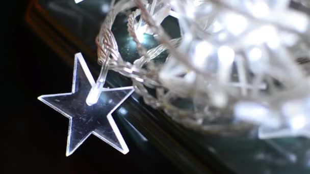Christmas Star Ornaments — Stock Video