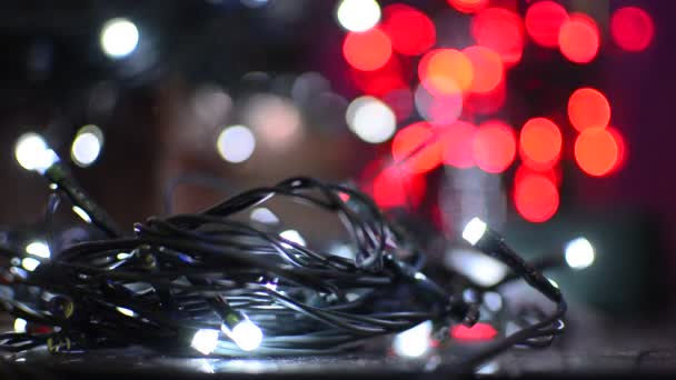 Vánoční osvětlení — Stock video