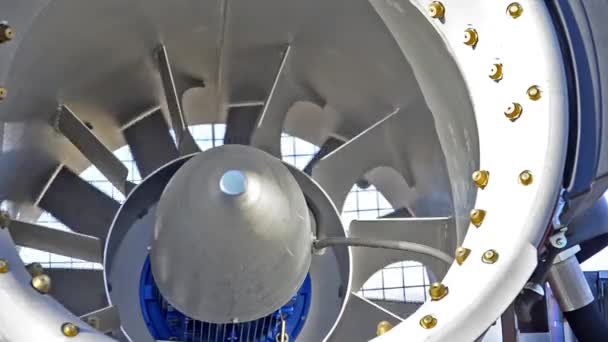 Snö maker propeller. — Stockvideo