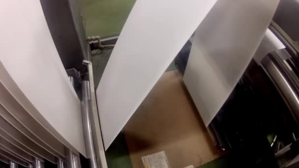 生産ラインの印刷 — ストック動画