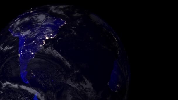 Vue de la Terre depuis l'espace
