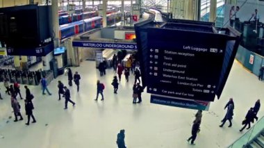 Londra Waterloo tren istasyonu