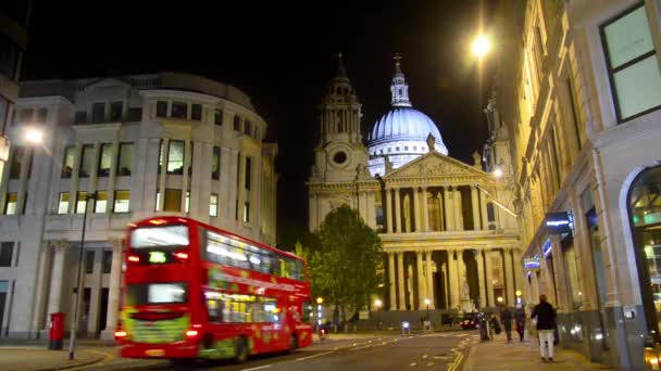 伦敦圣保罗大教堂 — 图库视频影像