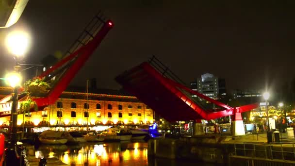 St katharine dock w Londynie — Wideo stockowe