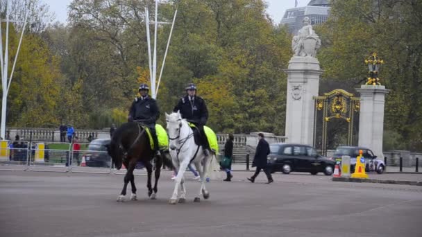Mudança da Cerimônia da Guarda em Londres — Vídeo de Stock