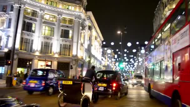 Natal em Londres — Vídeo de Stock
