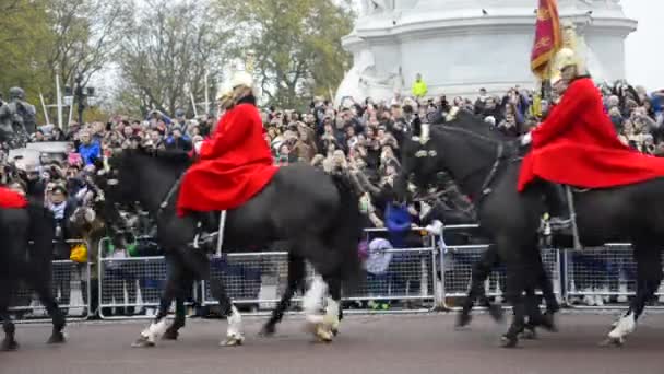Londra'da guard töreni değiştirme — Stok video