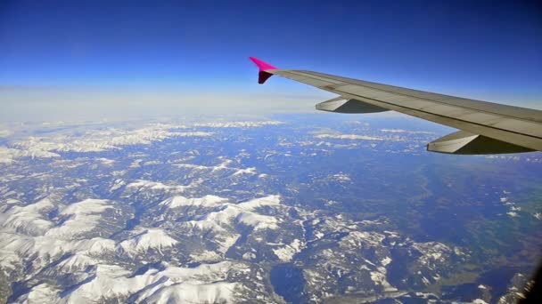 Cordillera de los Alpes tiro aéreo — Vídeos de Stock