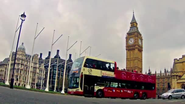 Plaza Westminister en Londres — Vídeo de stock
