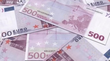 Euro para 500 banknotların arka plan