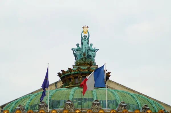 Chapeau de l'opéra Garnier Royaltyfria Stockfoton