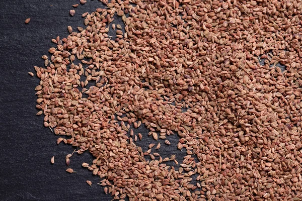 Sementes Ajwain Secas Para Cozinha Asiática Indiana — Fotografia de Stock