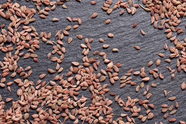 Semillas Ajwain Secas Para Cocina Asiática India —  Fotos de Stock