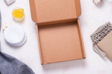 Geri dönüşümlü paket, sıfır atık eşya için parton paketi, em