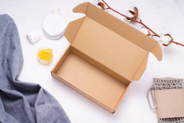 Geri dönüşümlü paket, sıfır atık eşya için parton paketi, em