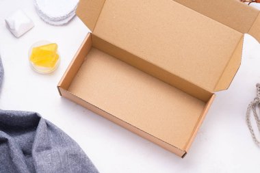 Geri dönüşümlü paket, sıfır atık eşya için parton paketi, em