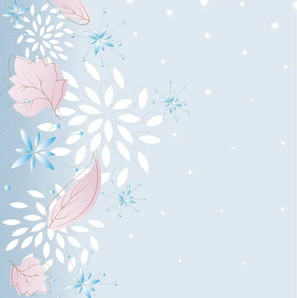 Fondo de invierno — Vector de stock