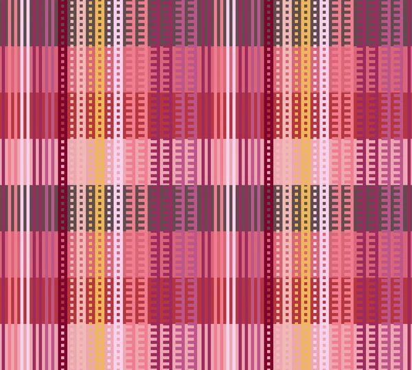 Tartan, toni rossi — Vettoriale Stock