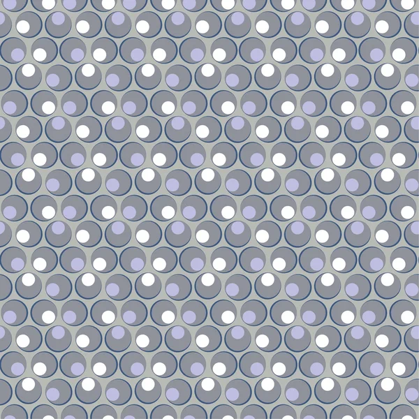 Grey circle seamless pattern — Stock Vector